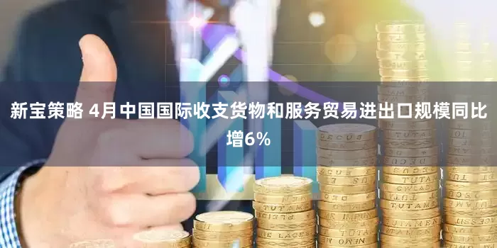 新宝策略 4月中国国际收支货物和服务贸易进出口规模同比增6%