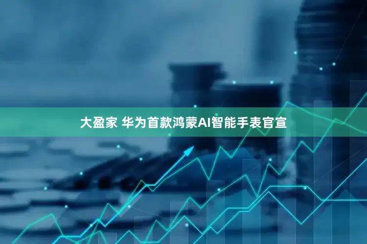 大盈家 华为首款鸿蒙AI智能手表官宣